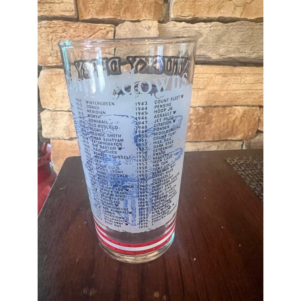 1976 Kentucky Derby Glass